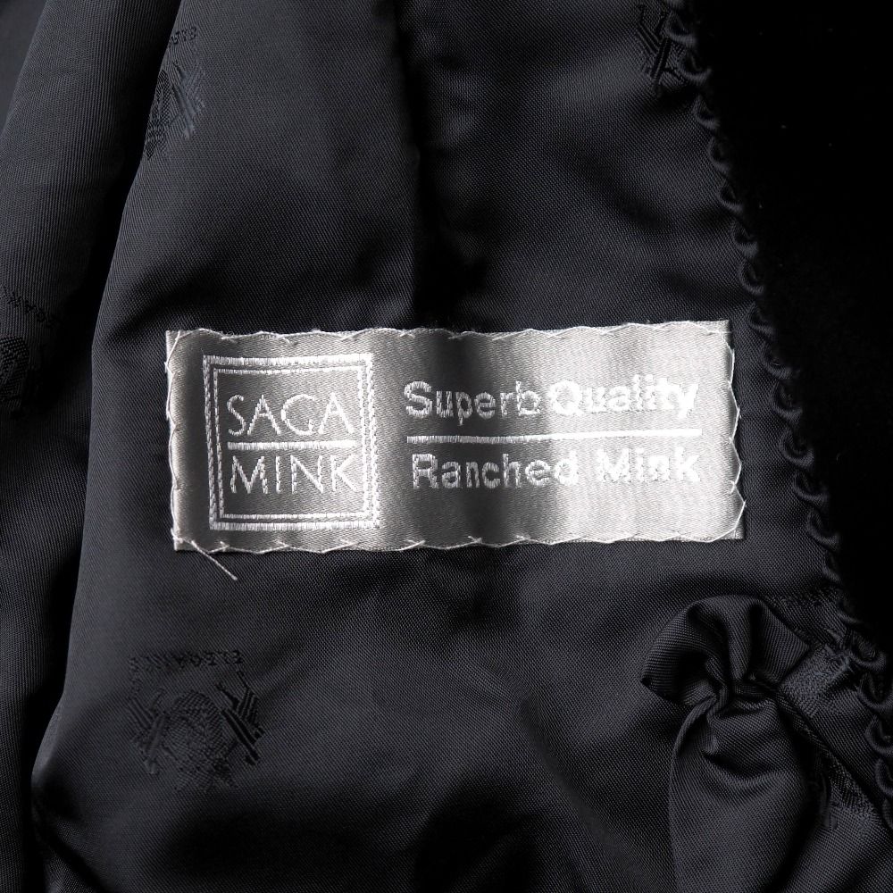 美品 VALENTINO SAGA MINK  シェアードコート □美品□SAGA MINK サガミンク コート サイズF シェアードミンク