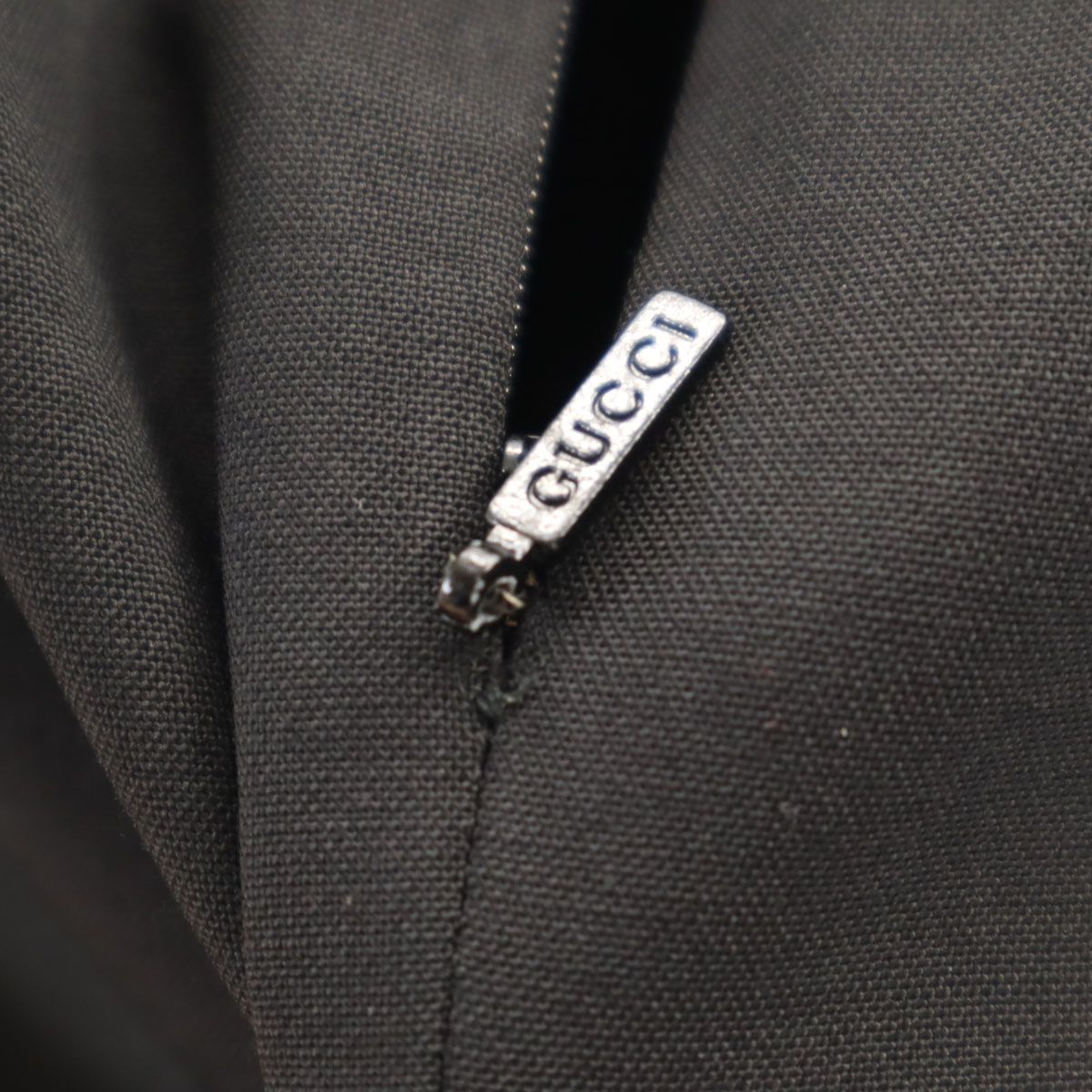 GUCCI グッチ イタリア製 ミディ丈 タイトスカート 38 ブラック