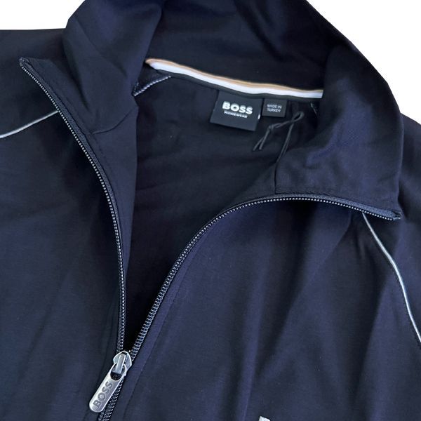 HUGO BOSS ヒューゴボス メンズ スウェット セットアップ ロゴ刺繍 ブラック 1ポイント ロゴ 上下セット MIX MATCH SETUP ストレッチ ジャージー シンプル ビジネス カジュアル ブランド インナー ギフト プレゼント 父の日