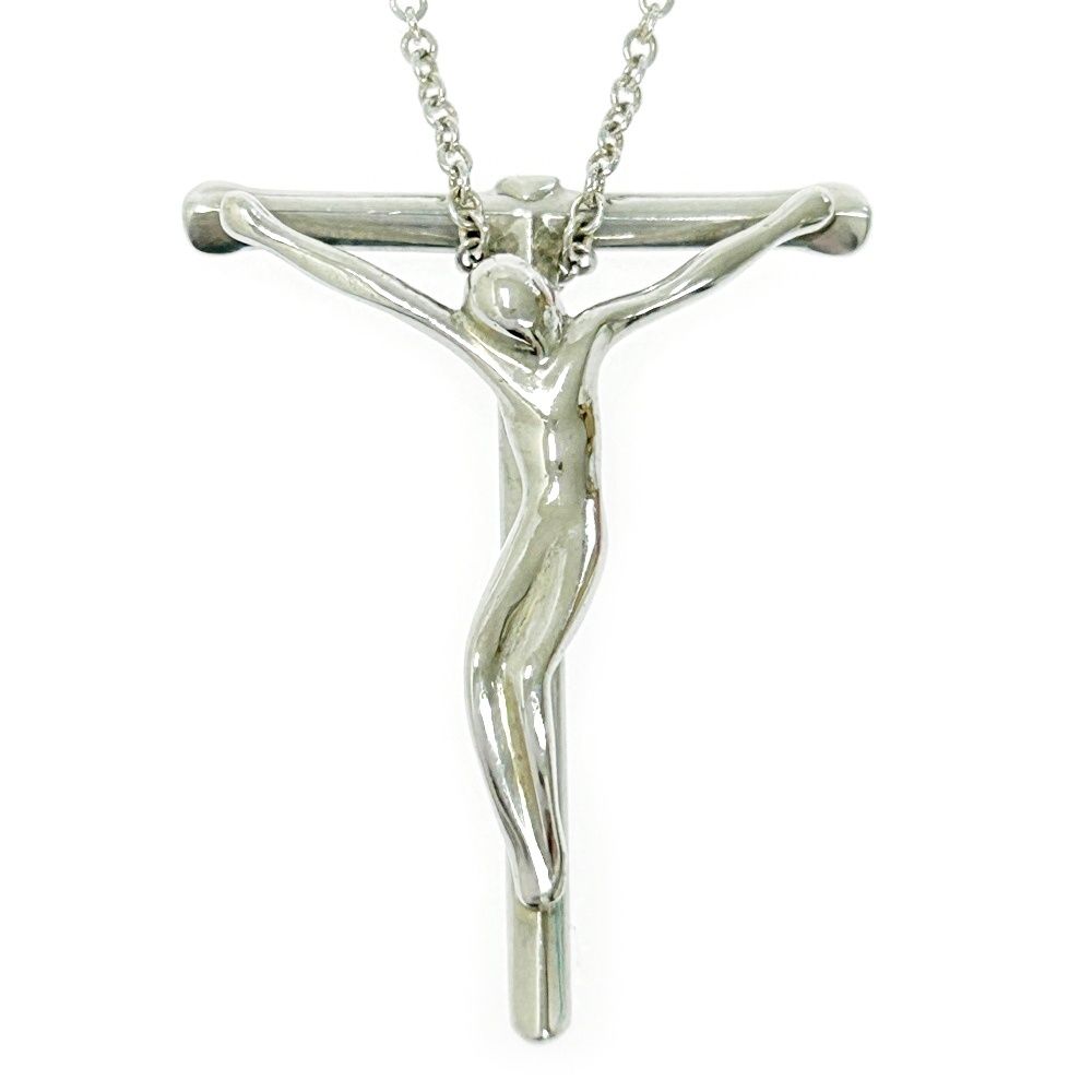 Tiffany&Co ティファニー ネックレス クロス エルサペレッティ 刻印