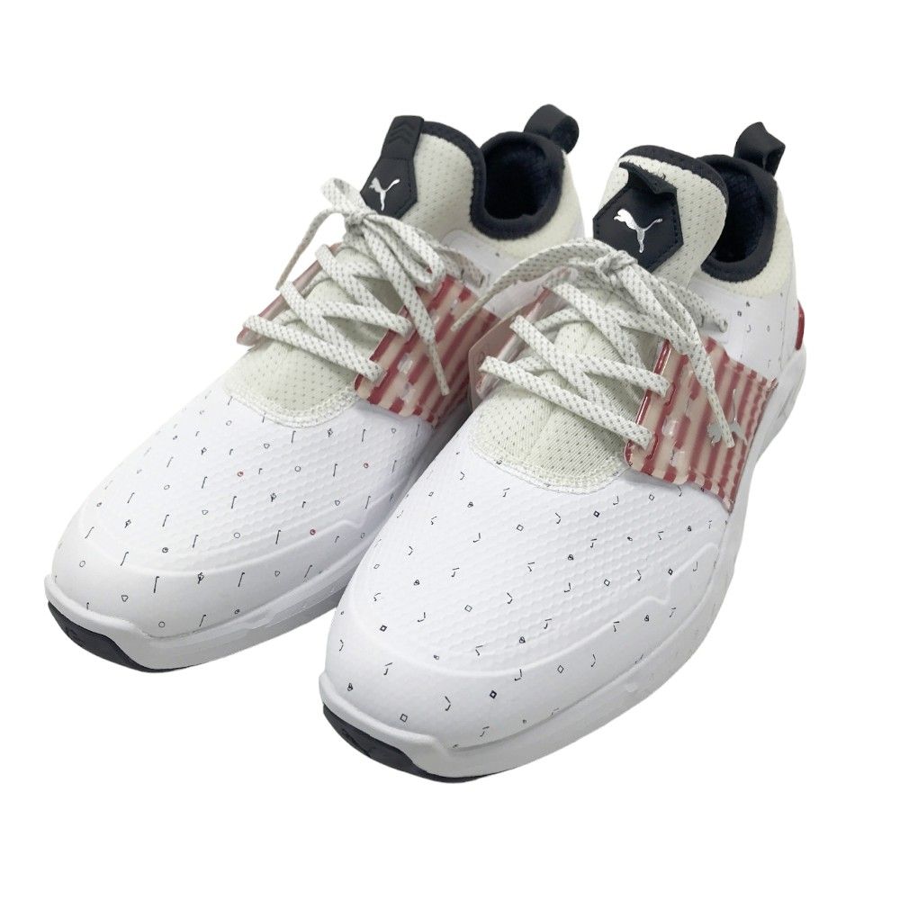 PUMA GOLF プーマゴルフ 2022年モデル 376415-01 ゴルフシューズ イグナイト ARTICURATE 総柄 ホワイト系 25.5cm [240101217388] ゴルフウェア メンズ ストスト