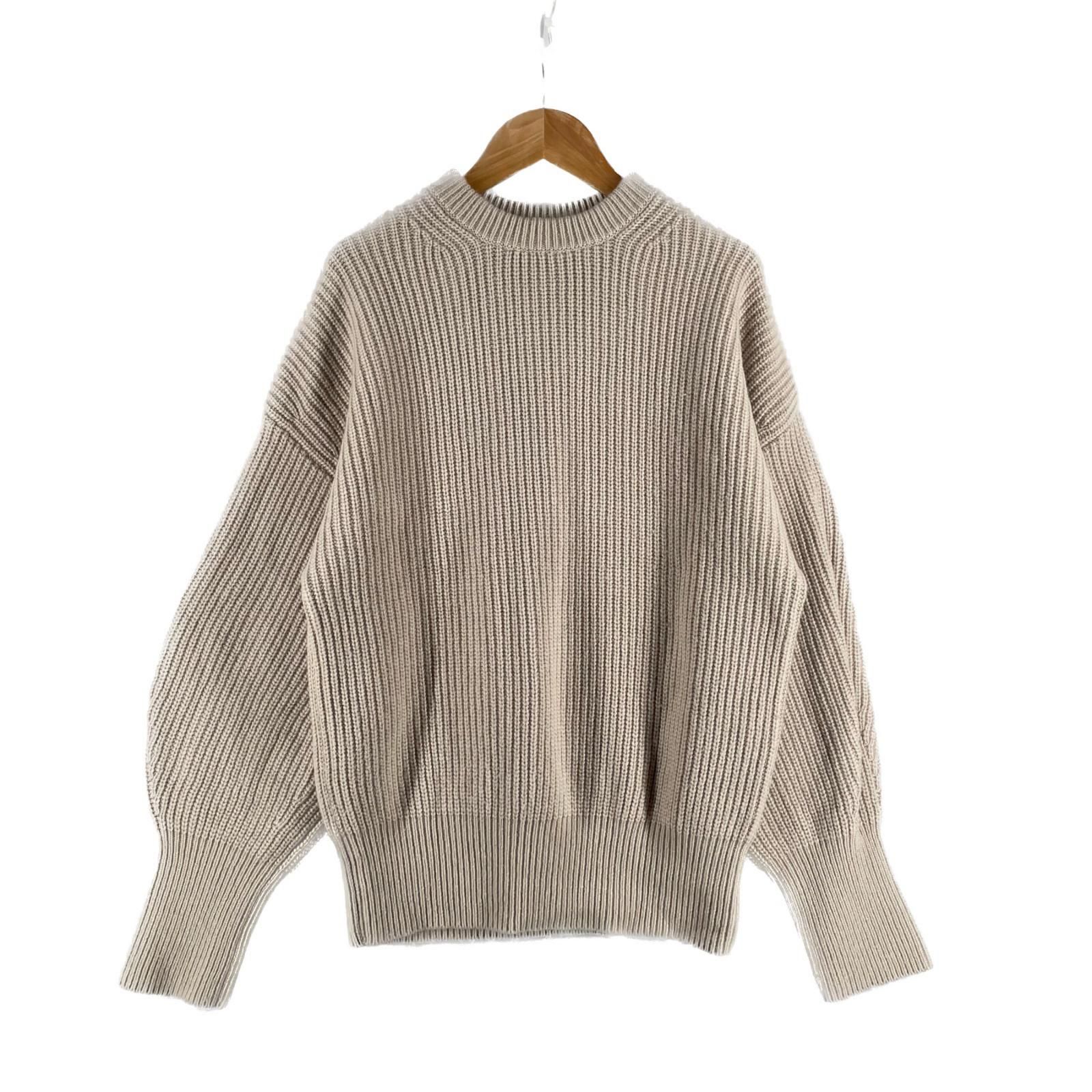 ミラオーウェン ウールブレンド 長袖 タートルネック セーター 上下セットアップ 1 グレー Mila Owen ニット レディース 古着 中古 Mila Owen - ミラオーウェン ウールブレンド 長袖