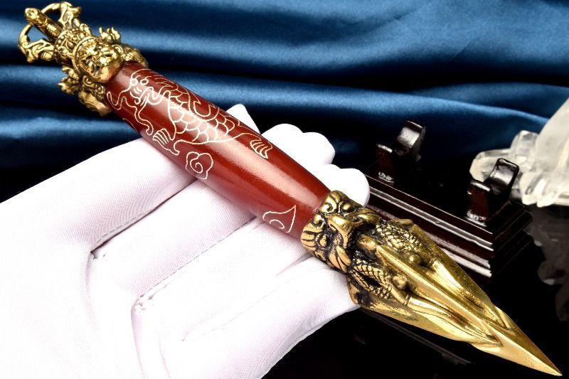木製台座付き 天珠
