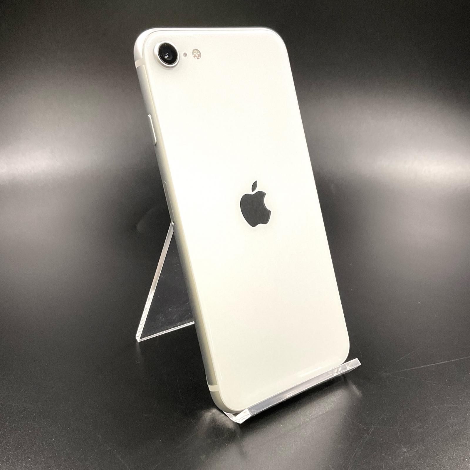 【全額返金保証】【最速発送】Apple iPhone SE（第2世代） 64GB ホワイト Softbank 動作確認済 78%