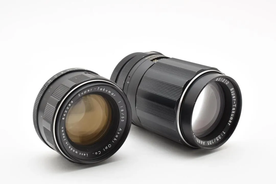カメラ ◎前期型2本セット◎ Super Takumar 55mm 135mm C086