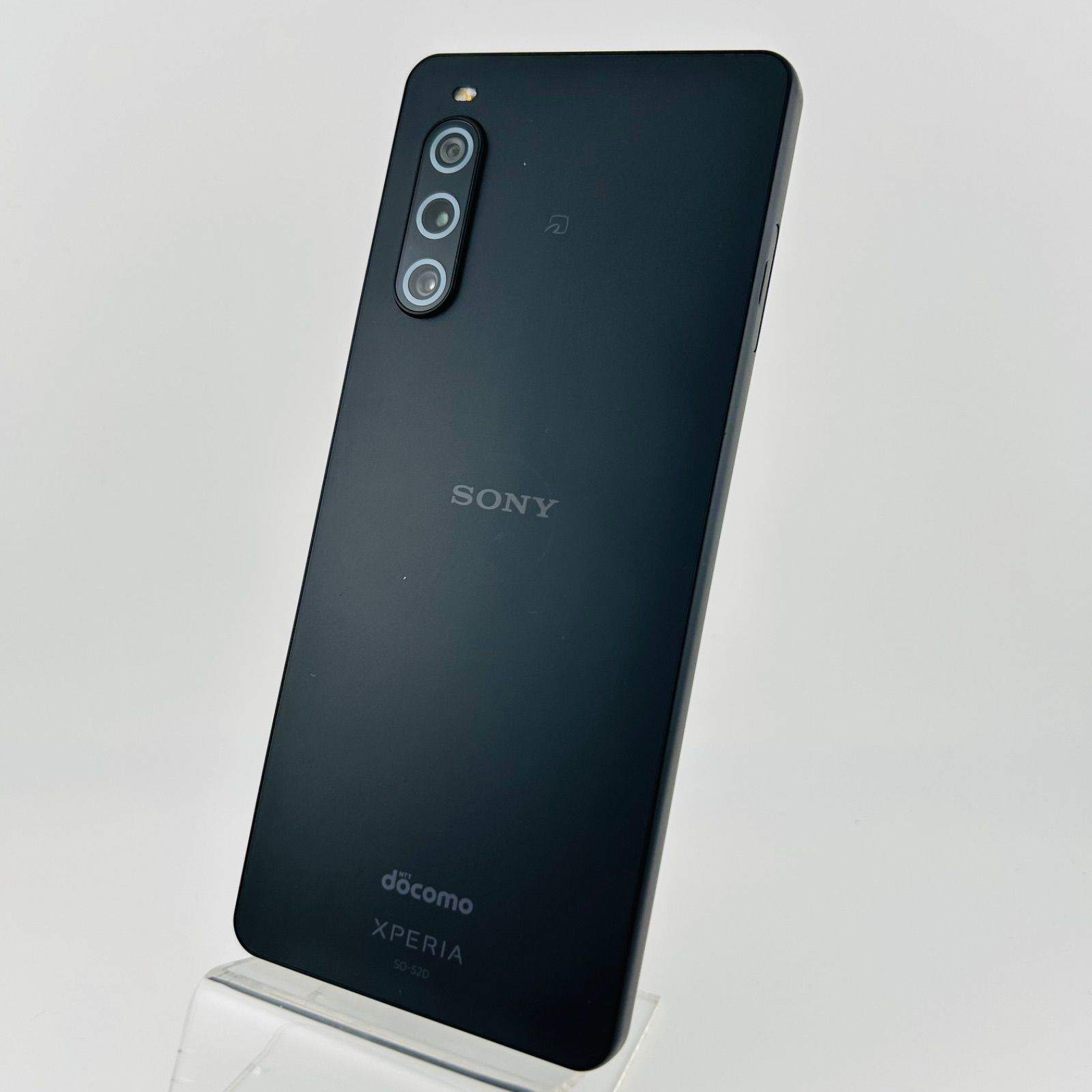 SONY Xperia 美品 バッテリー良好 SIMロック解除済み バッテリー良好 Xperia10Ⅴ SO-52D 256G ブラック SIMフリー(sim