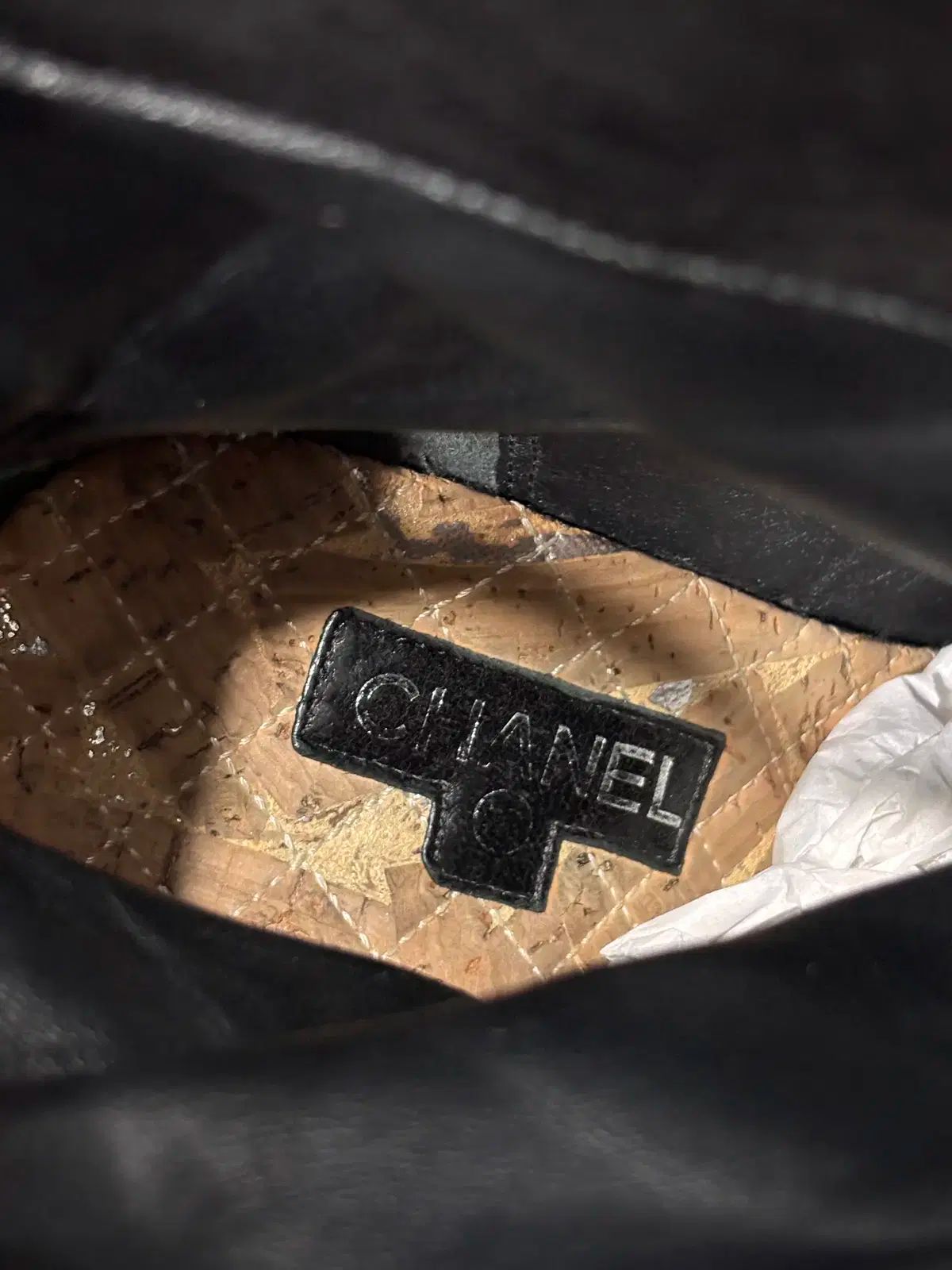 正規品 CHANEL シャネル ラムスキン オープントゥ アングル NICORILABO_COM