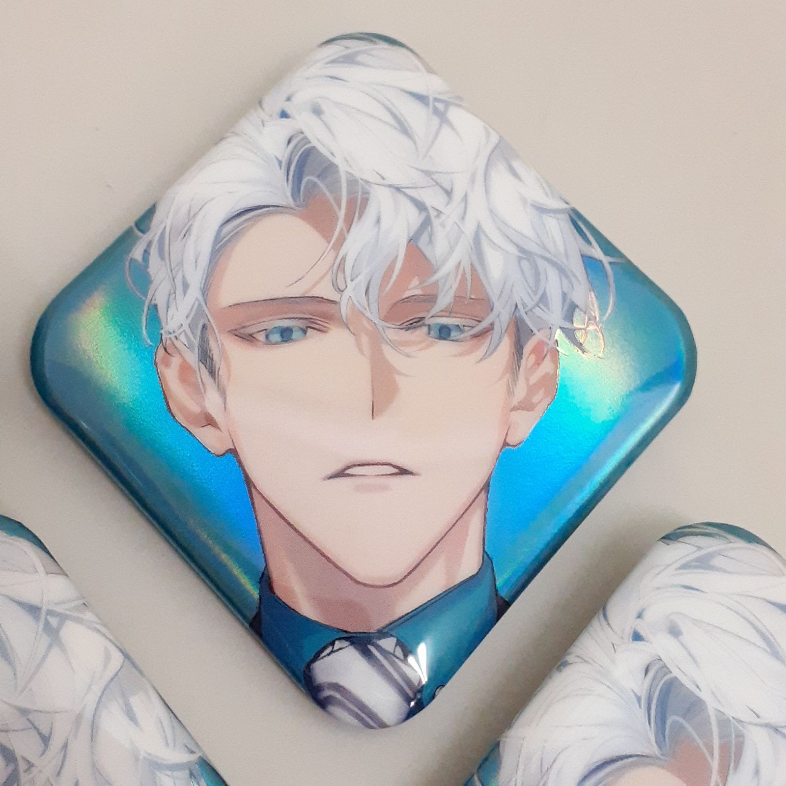 刀剣乱舞 大本丸博 雲生 スクエア缶バッジ 祝装 三沢店43-32-1008】刀剣乱舞 祝装 雲生 スクエア缶バッジ 大本丸博 5