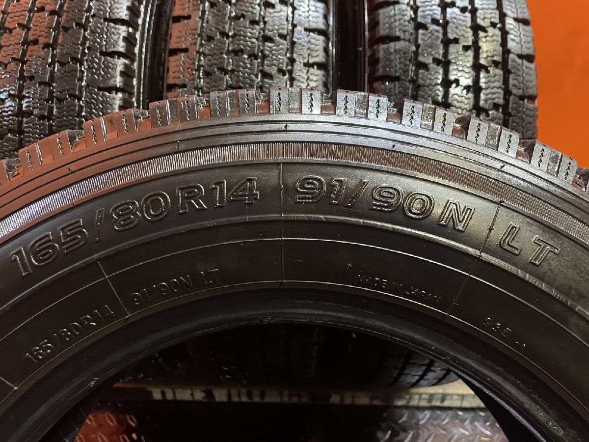 TOYO DELVEX 935 165/80R14 91/90N LT 14インチ スタッドレス 4本 22年