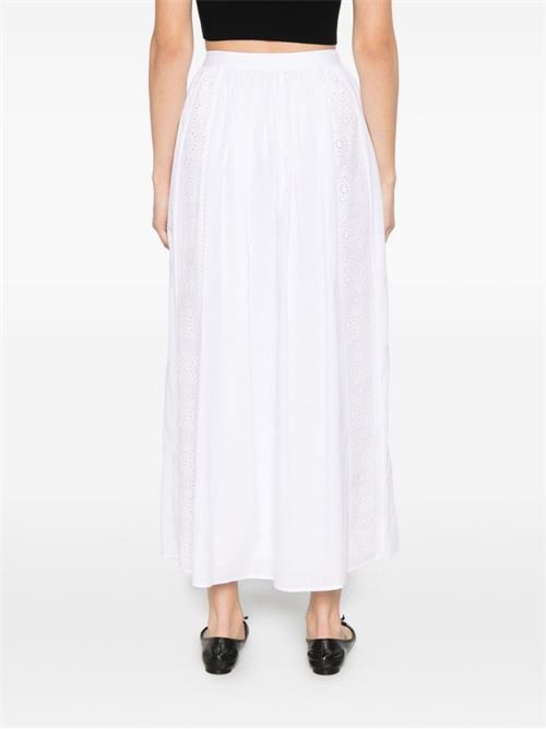 ブロデリーアングレーズミディスカート