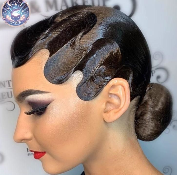 ♥ ヘアウィッグ 社交ダンス 競技ダンス デモ 2色 オーダーメイド ハンドメイド