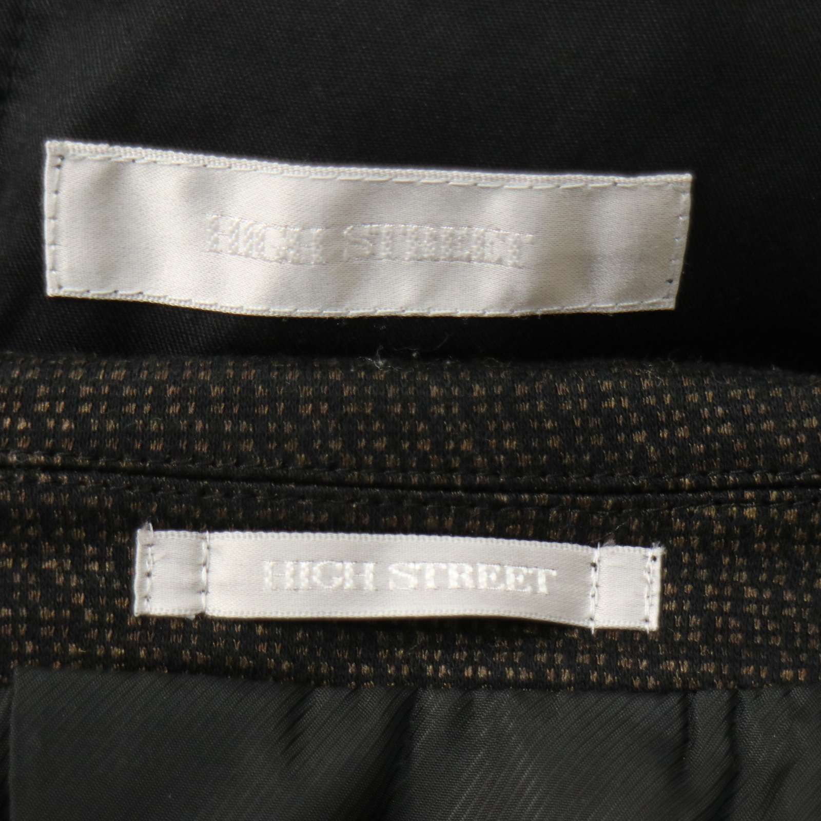 22SS☆ HIGH STREET ハイストリート 通年☆ 綿麻 ジオメトリック
