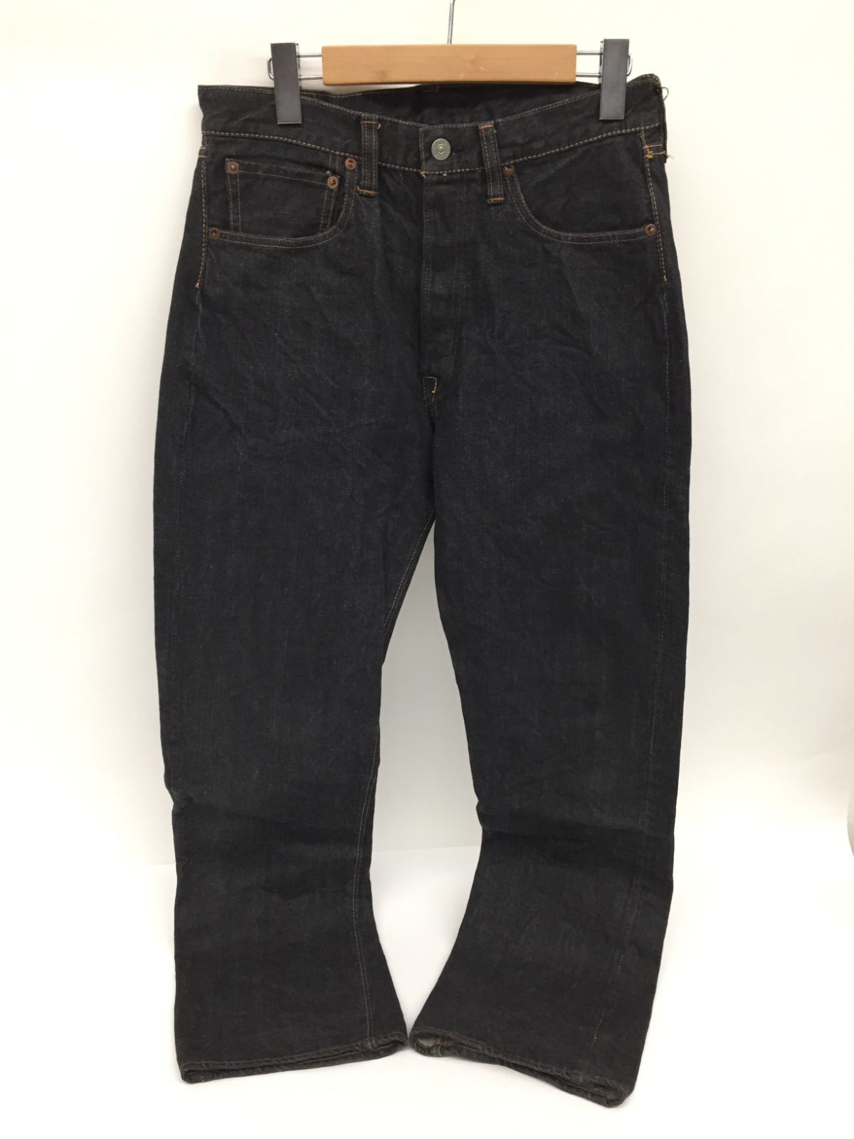 JOE McCOY 先染めブラックデニムパンツ Lot 806 【M128-20250525