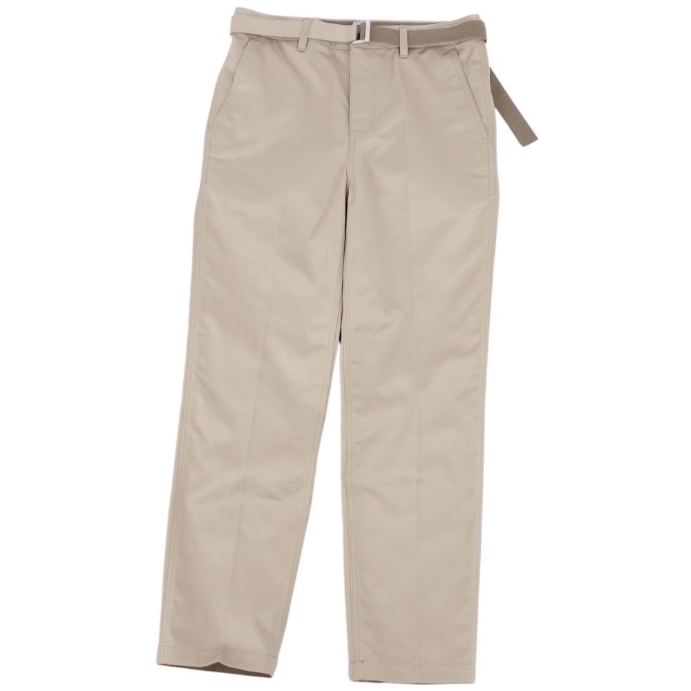 極美品 サカイ Sacai パンツ  24-03317M ロングパンツ コットン ボトムス メンズ 2(M相当) ベージュ