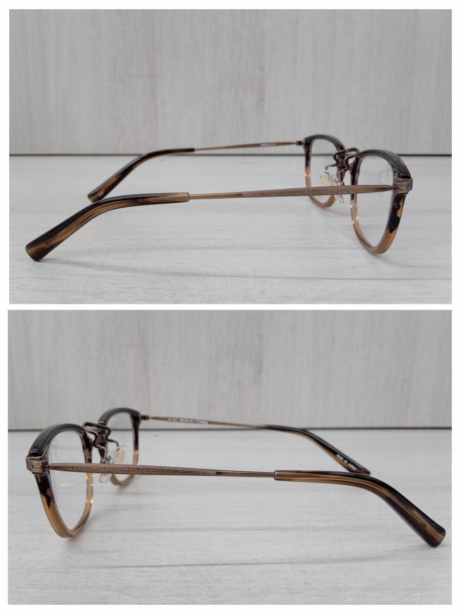 越前國甚六作 エチゼンコクジンロクサク アイウェア 甚ノ捨五 jin015 48 23-145 BROWNHALF ブラウン系