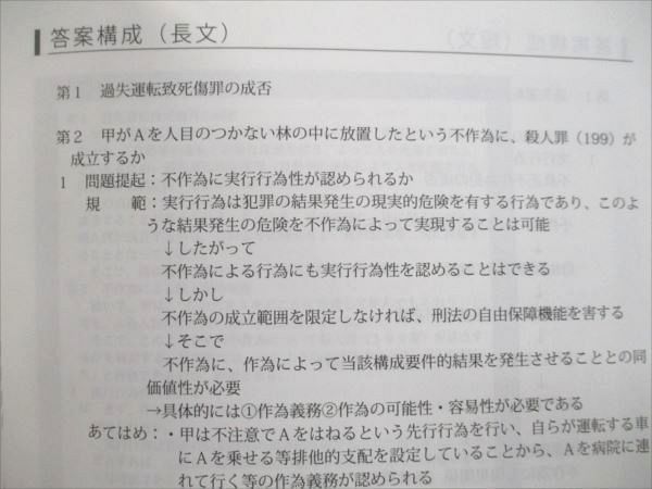 アガルートアカデミー 司法試験 論文答案の「書き方」 刑法 2025