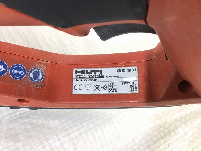 ☆中古品☆HILTI ヒルティ ガス式鋲打機 GX3 01 ケース付 ガス式鋲打ち機 ガスピン打機 ガスピン打ち機 ガスネイラ ガス銃 93304 -  メルカリ