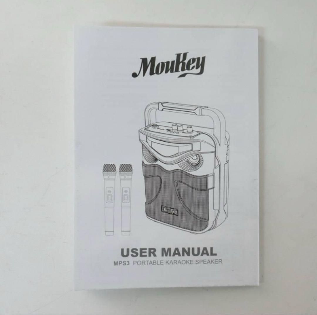 新品 MouKey MPS3 無線 ポータブルスピーカー マイク2本 イベントに