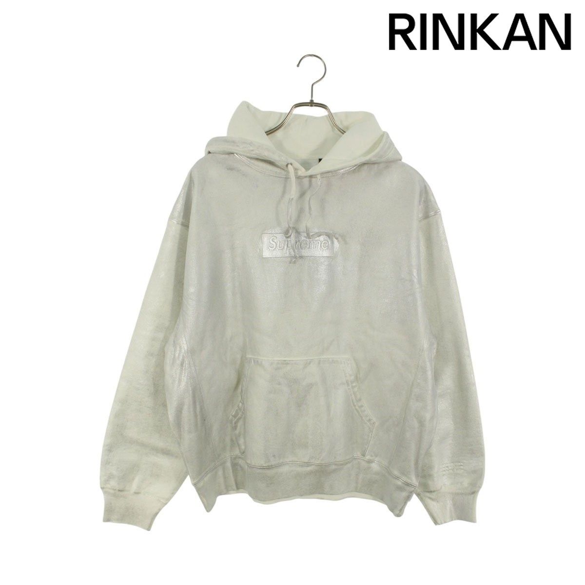 シュプリーム ×エムエムシックス MM6 24SS Foil Box Logo Hooded  