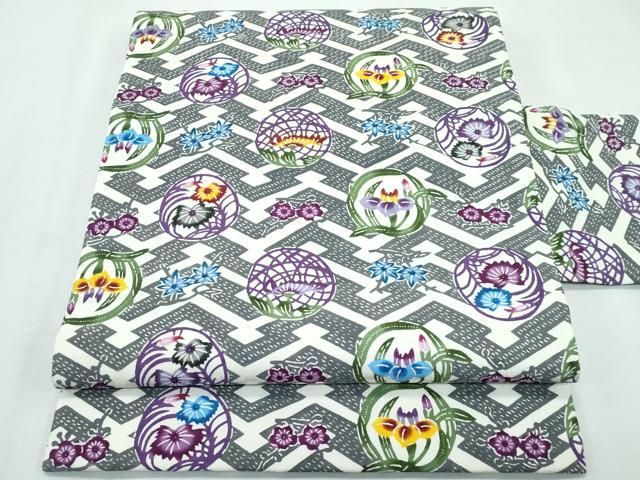 平和屋本店□極上 本場琉球紅型 琉球びんがた 知念紅型研究所 知念貞男  