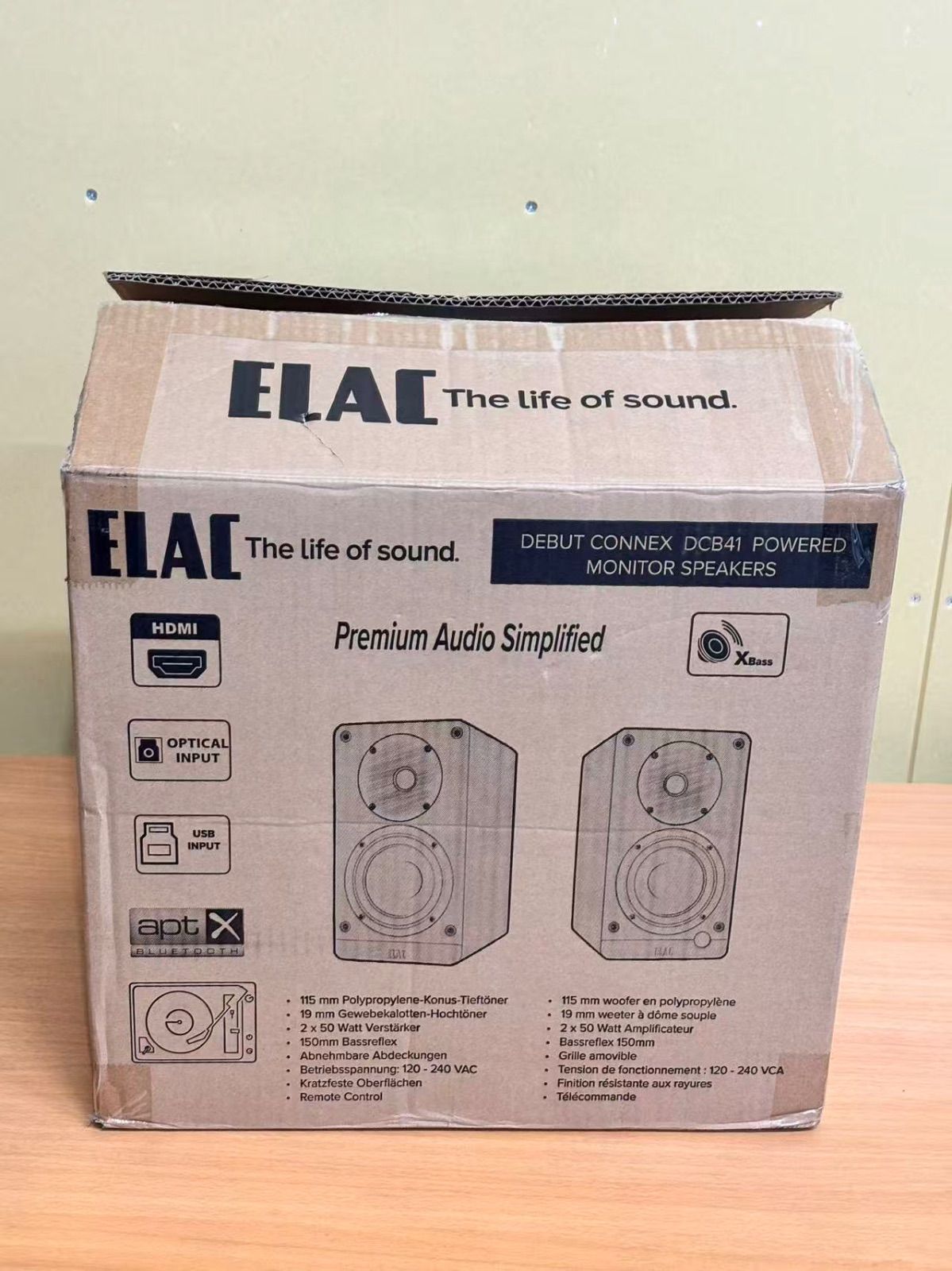 展示 ELAC Debut ConneX DCB41 BLACK DAC内蔵 アクティブスピーカー Bluetoothスピーカー ANARI_COM_TR