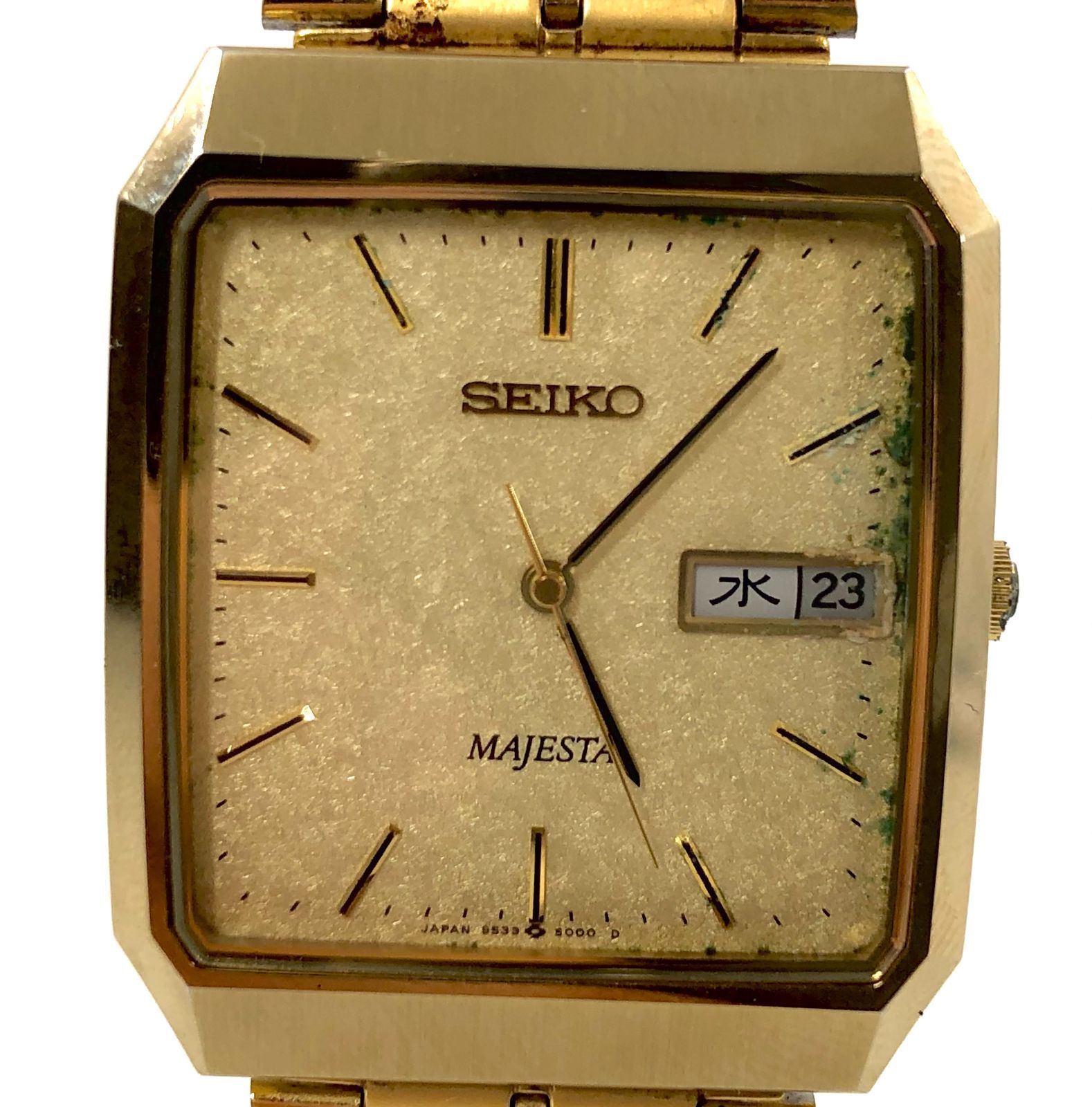 SEIKO セイコー MAJESTA マジェスタ 9533-5000 SS/QZ ゴールド