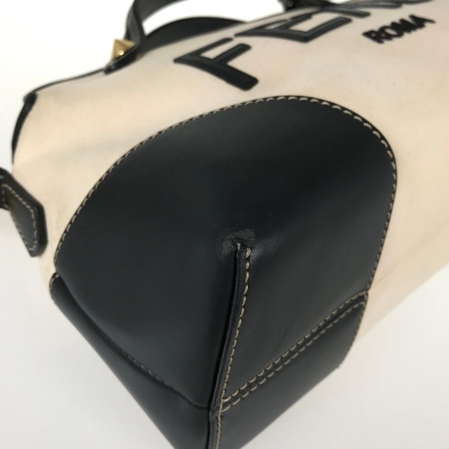 フェンディ FENDI バイザウェイ 8BL146 キャンバス ハンドバッグ kkd【中古】