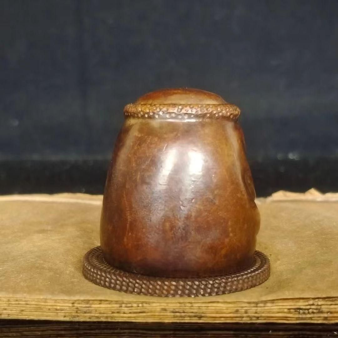 銅 細工 達磨祖師薫香炉 茶道具 香道具 装飾品 工芸品 置物