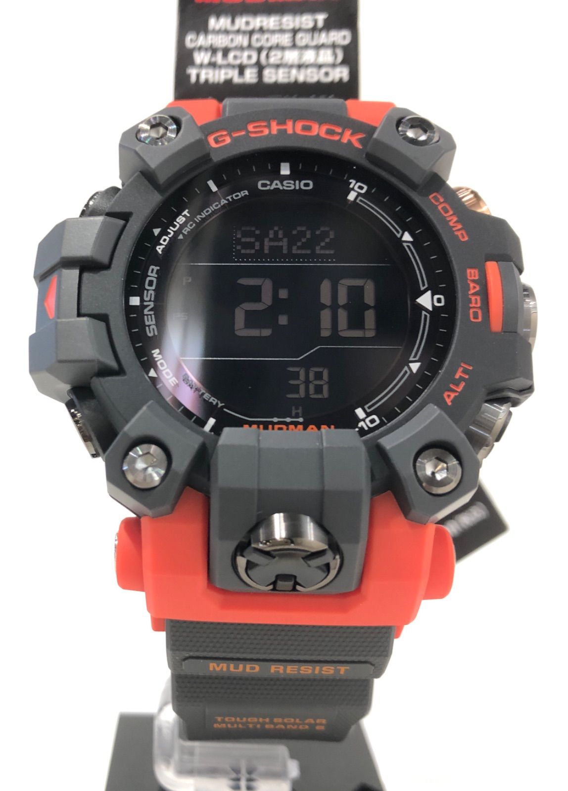 新品正規品】G-SHOCK 新作マッドマン オレンジ×グレー GW-9500-1A4JF