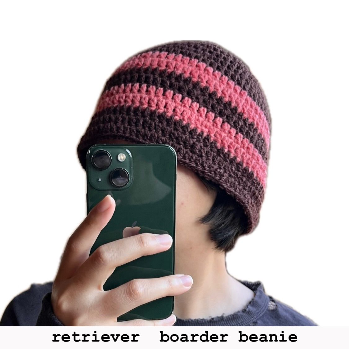 ハンドメイド クラッシャーハット バケットハット バケハ