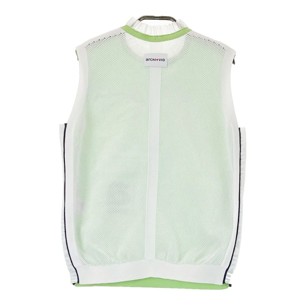 アルチビオ中綿ベスト38 サイズ：38 ARCHIVIO アルチビオ ハイネック メッシュ切替 ニット