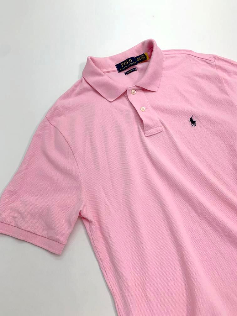 ポロラルフローレン　ワンポイントピンクポロシャツ ポロ ラルフローレン POLO RALPH LAUREN ポロシャツ 半袖 ワン