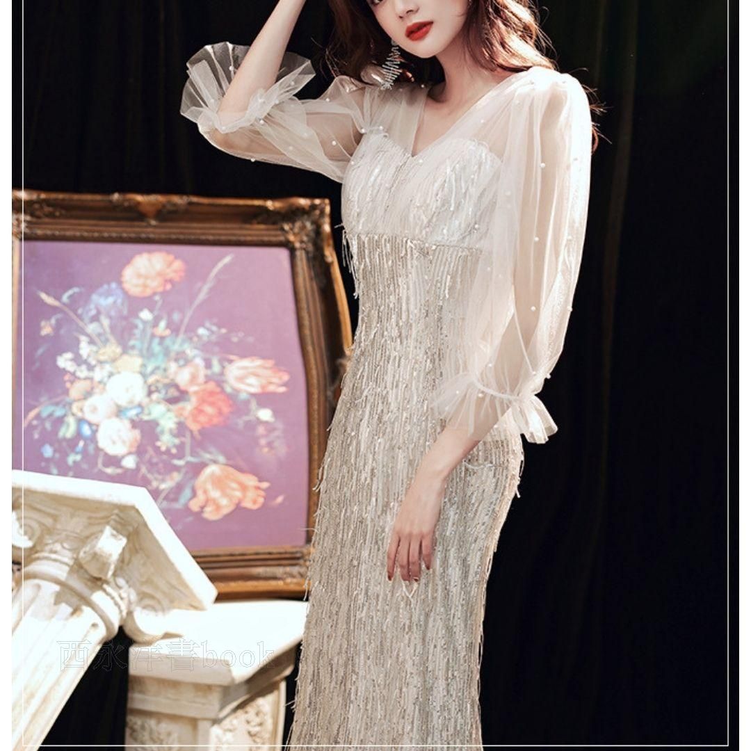 ニアナ niana ワンピース 結婚式 オケージョン ドレス フラワー刺繍