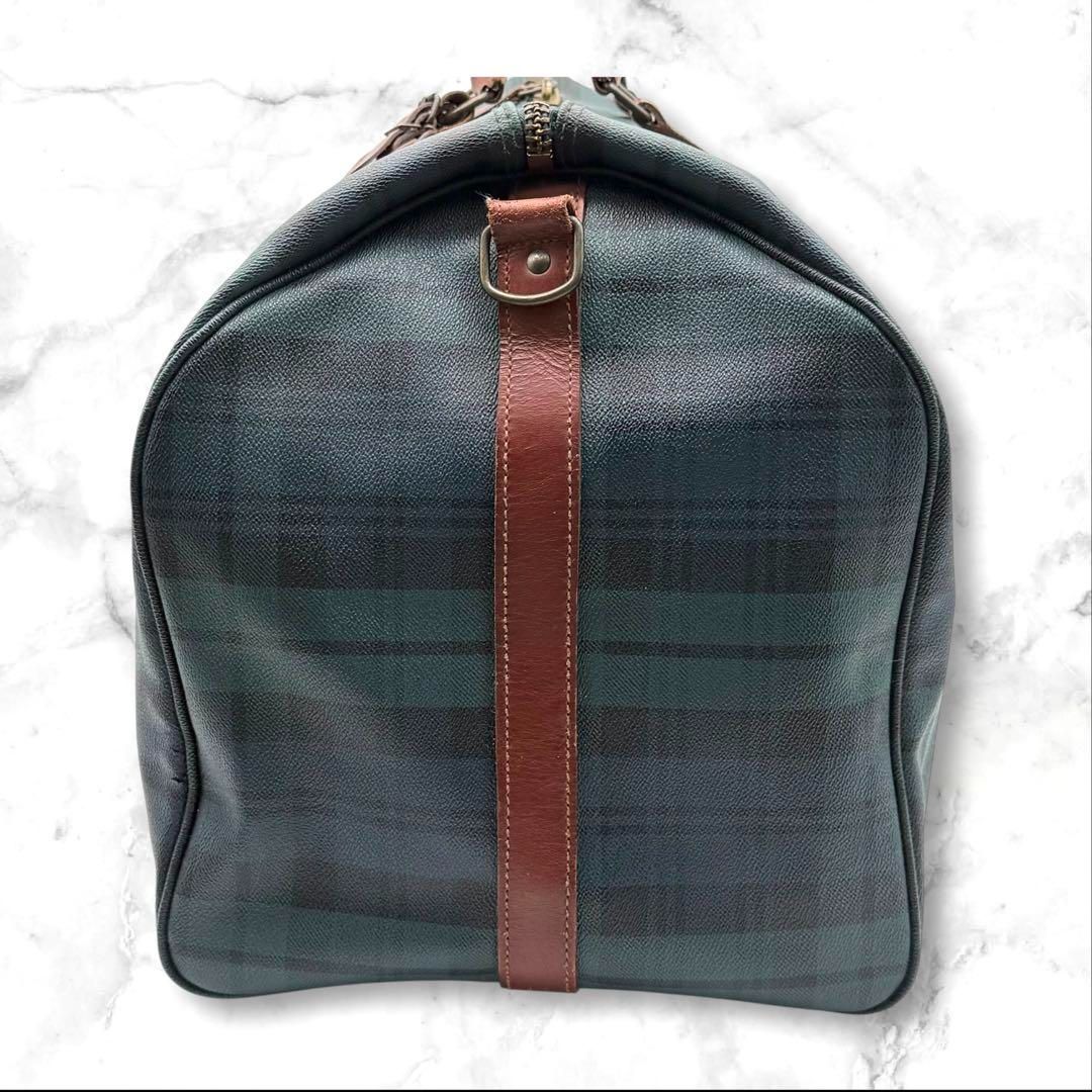 美品】ラルフローレン タータンチェック ボストンバッグ