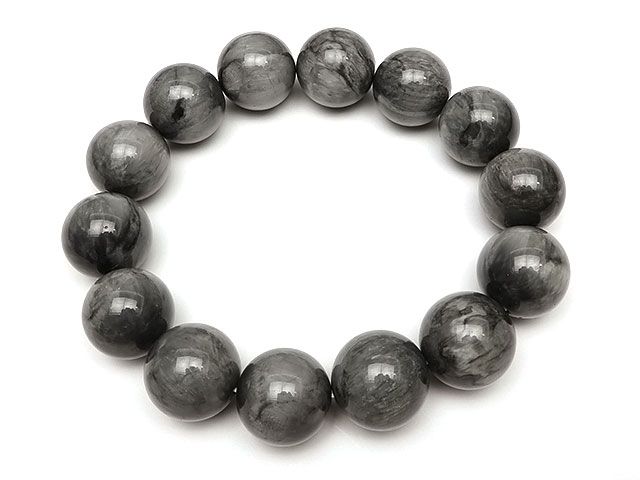 グレークォーツ 丸玉ブレス 16mm No.13【1点もの】 / 60-29 QQ グレークォーツ 丸玉ブレス 16mm No.13【1点もの】 / 60-29 QQ