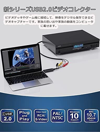 キャプチャーケーブル USB2.0 ・ 2023 ・ 日本語取扱説明書