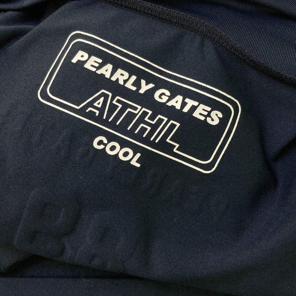 PEARLY GATES 高機能インナー　ハイネックネイビー　０ サイズ：0 PEARLY GATES パーリーゲイツ ハイネック長袖インナー