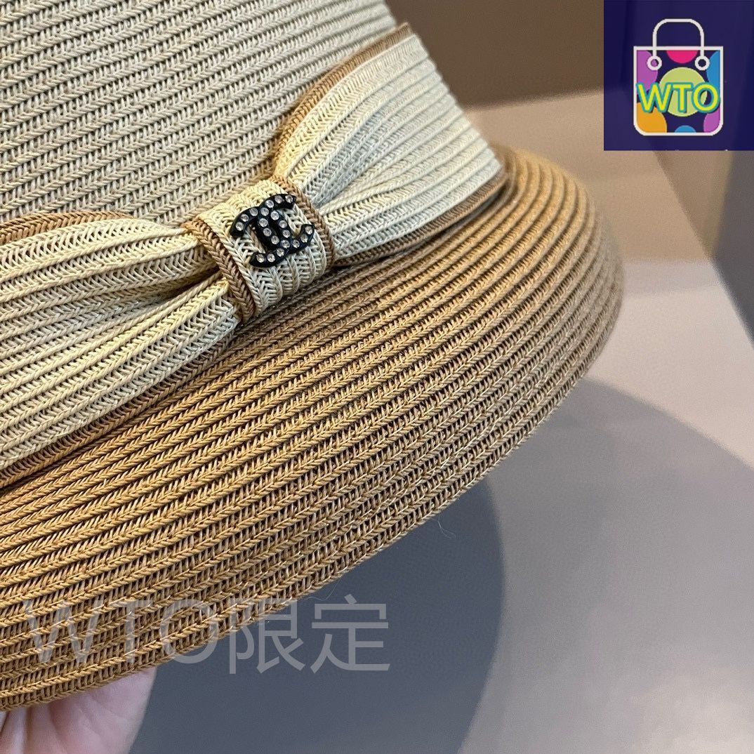 Chanel シャネルのランタンスタイルのストローハット ハイエンド
