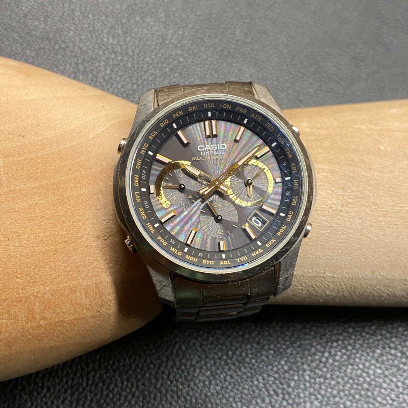 カシオ CASIO リニエージ LIW-M610TDS LINEAGE Titanium チタン タフ