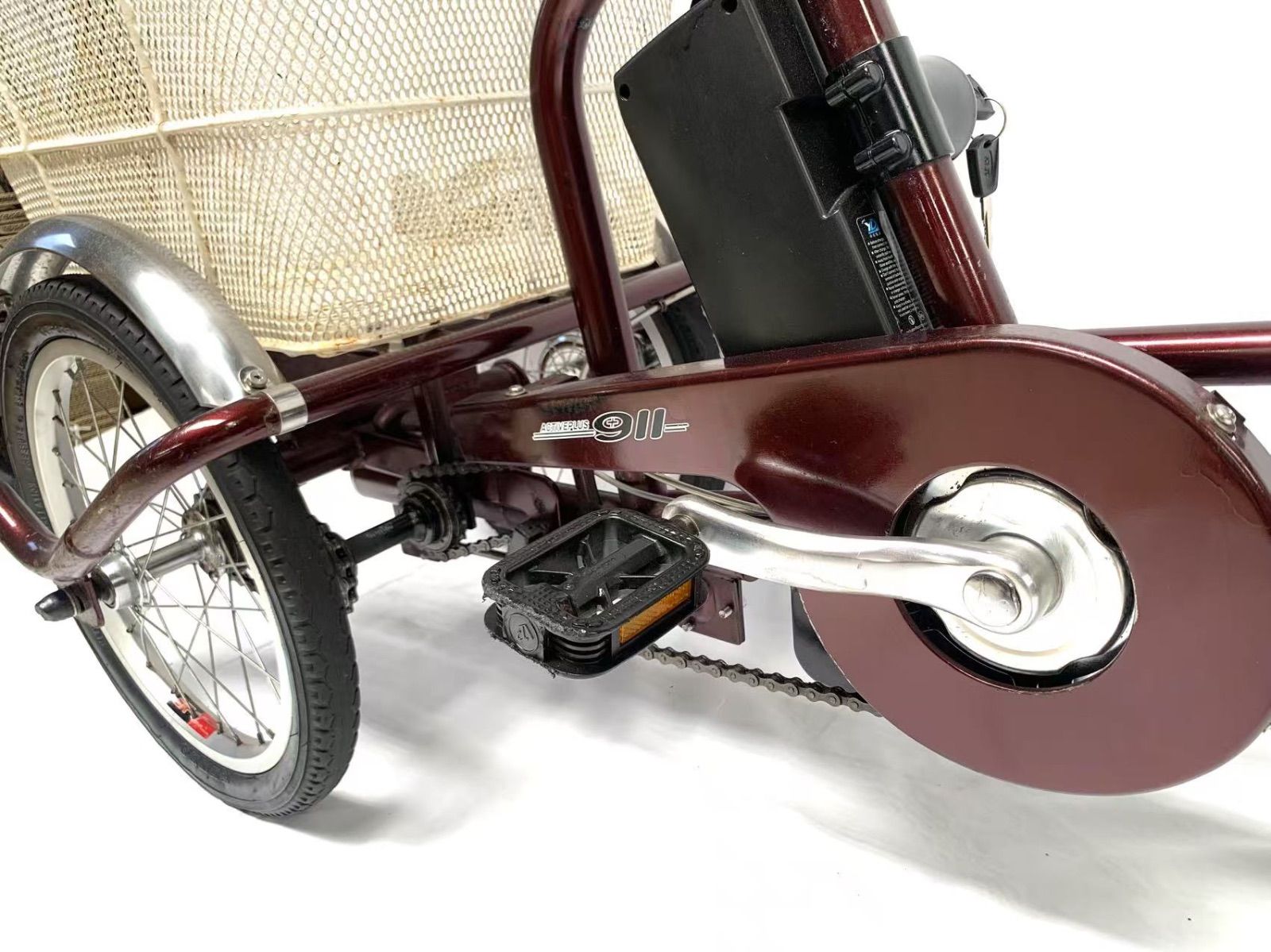 ずっと気になってた 電動アシスト三輪自転車 24V5.8Ah 20-16インチ動作確認済 ノン 自転車本体