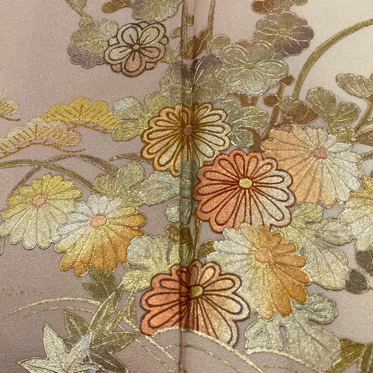 平和屋着物○訪問着 友禅 人物風景文 正絹 逸品 AAAY0028zg