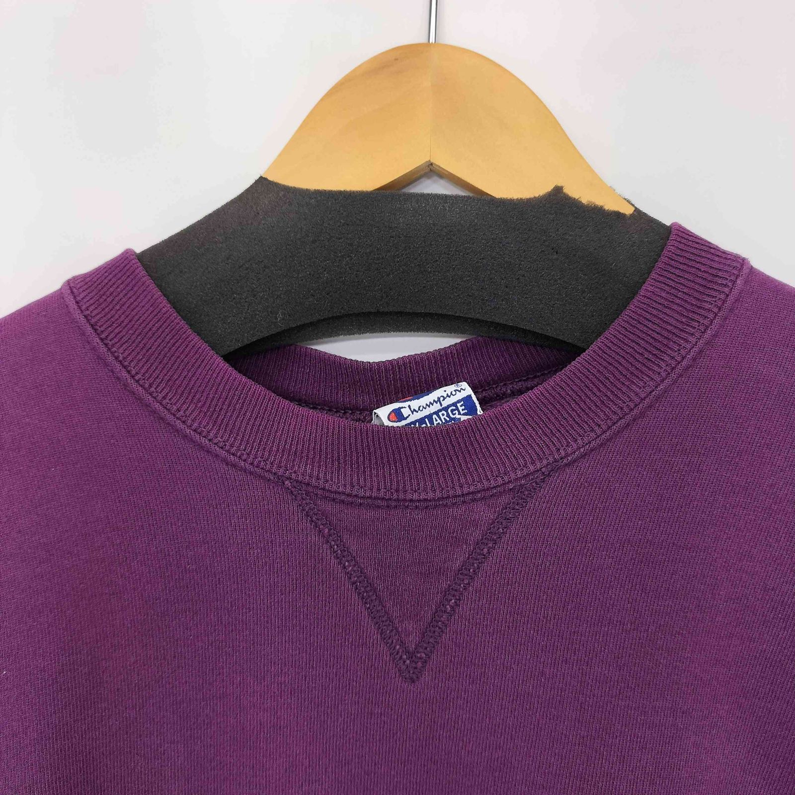 チャンピオン Champion 90S MADE IN USA Vガゼット ロゴ刺繍 L/S 