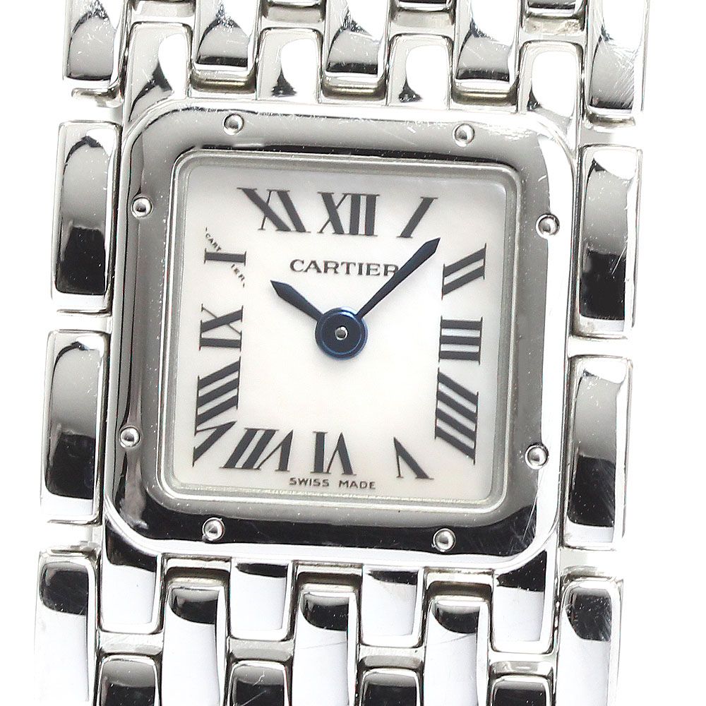 カルティエ CARTIER W61001T9 パンテールリュバンLM ホワイトシェルダイアル クォーツ レディース_912843