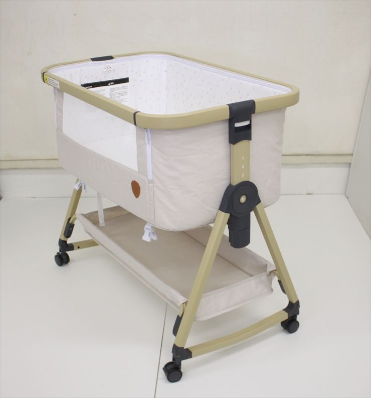 HZDMJ ベビーベット ベージュ 美品 楽天市場】【1000円OFFクーポン獲得！】HZDMJ ベビーベッド