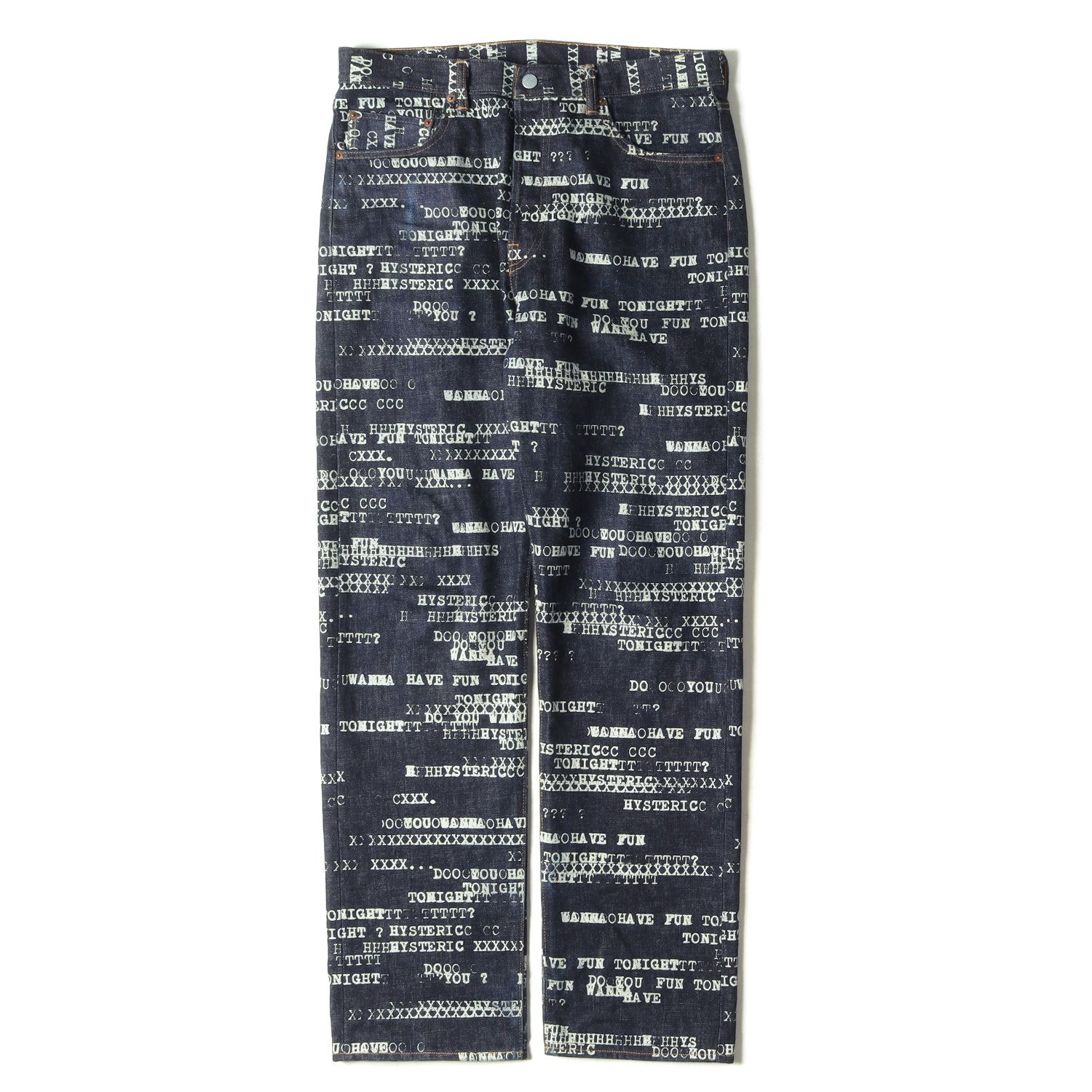 HYSTERIC GLAMOUR ヒステリックグラマー パンツ ロゴプリント 総