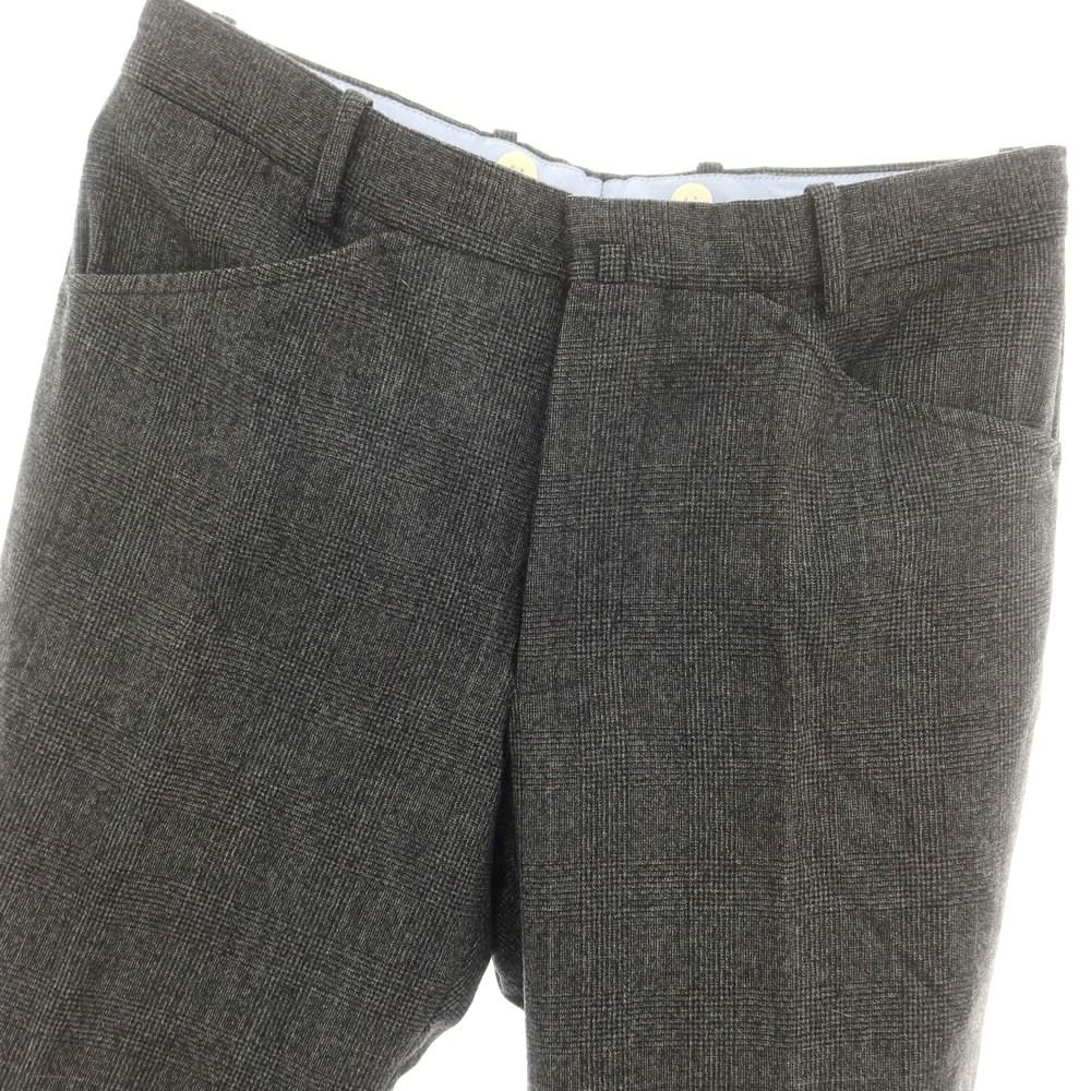 ベルナール ザンス BERNARD ZINS Super 130 sウール ドレススラックスパンツ グレージュ サイズ38 メンズ