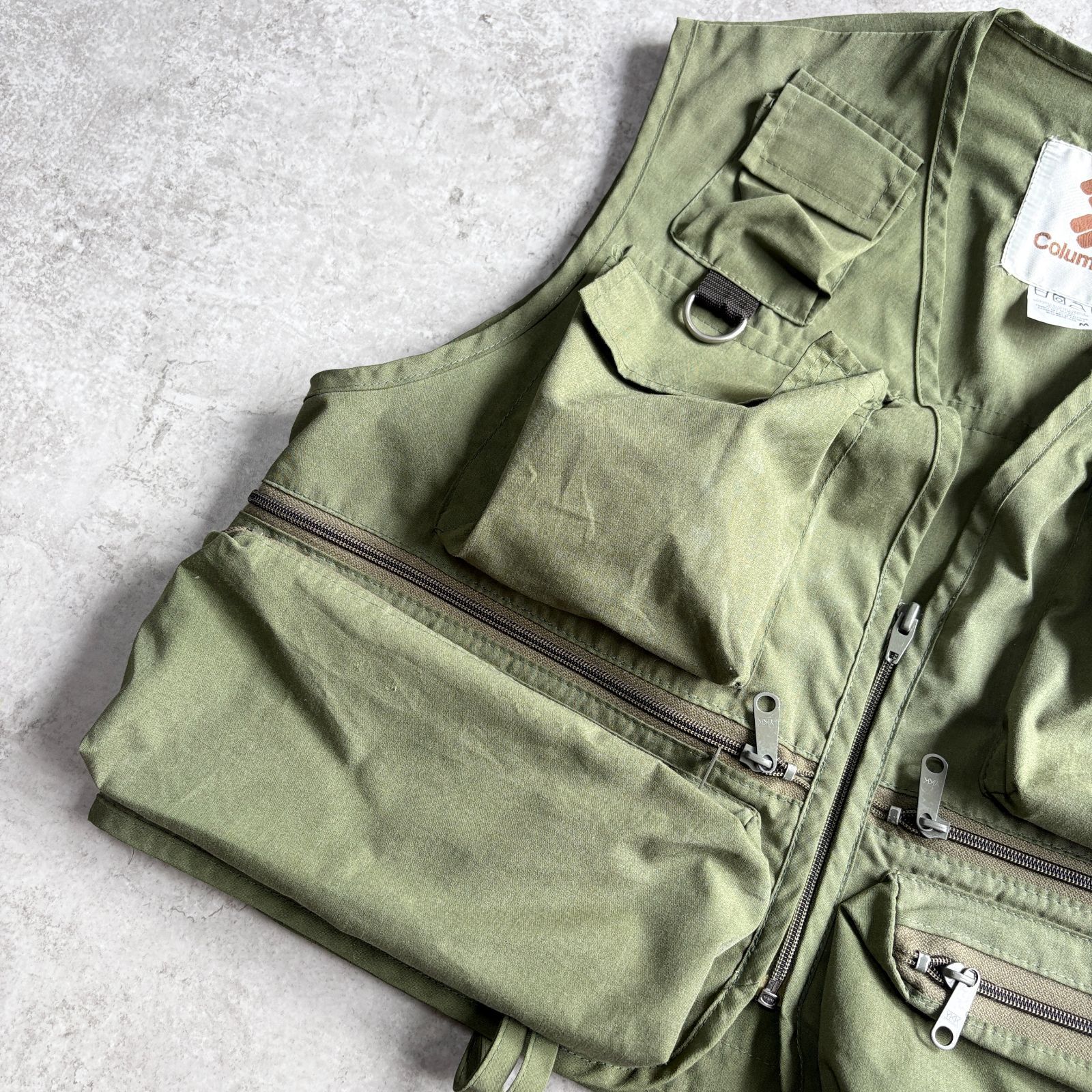 70-80s Columbia コロンビア　フィッシングベスト　ヴィンテージ Columbia コロンビア ヴィンテージ 80s 紺タグ メッシュ
