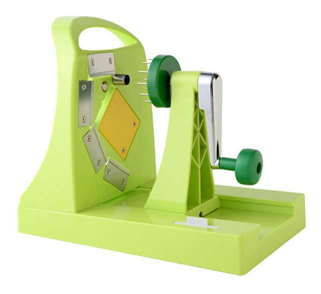 【本日のどっきりセール】 キャベツ 千切り スライサー 手回し式 業務用 送料無料 回転式 手動キャベツスライサー クシ刃を付けて 大根のつまや 人参の細切りもできる とんかつ さしみ だいこん 居酒屋 サラダ da D 品質保証 ！