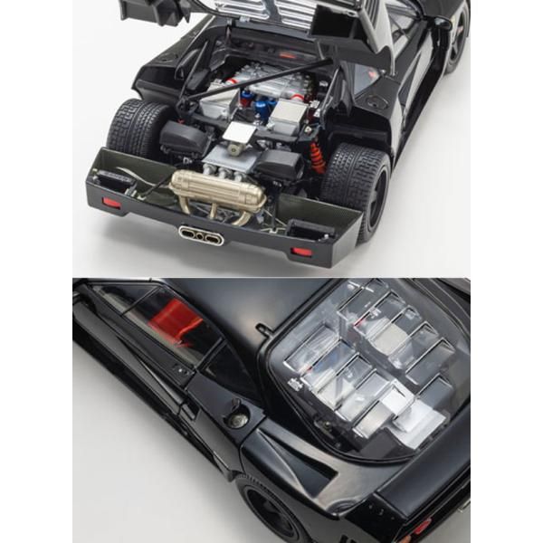 新品 京商オリジナル 1/18 フェラーリ F40 (ブラック) 完成品ダイ