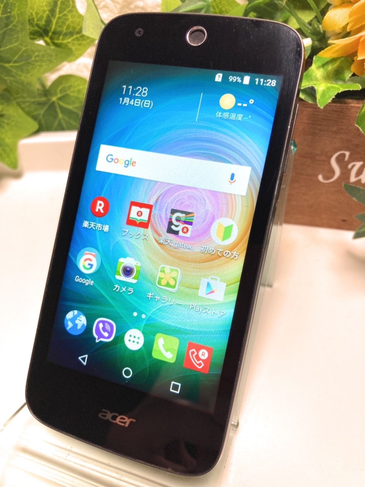 美品 楽天モバイル acer T01 Liquid Z330 1 点 リセット済 18120